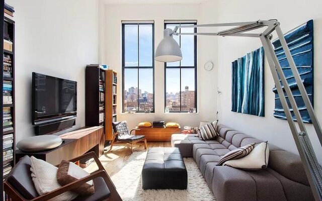 421 Hudson St #509, New York, NY 10014 (Living Room)